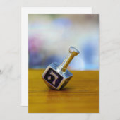 SlipperyJoe's Happy Chanoeka vierzijdig draaiend Feestdagenkaart (Voorkant / Achterkant)