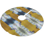 SlipperyJoe's Happy Chanoeka vierzijdig draaiend Kerstboom Rok (Gekanteld)