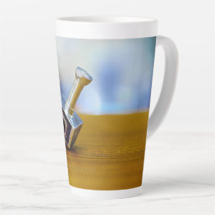 SlipperyJoe's Happy Chanoeka vierzijdig draaiend Latte Mok