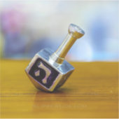 SlipperyJoe's Happy Chanoeka vierzijdig draaiend Sticker (Voorkant)