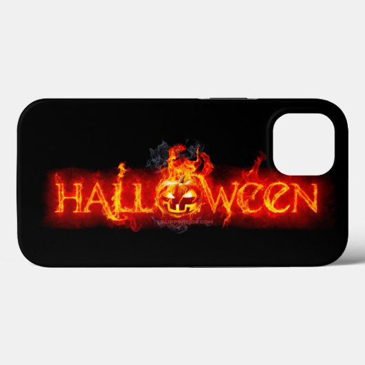 SlipperyJoe's Happy Halloween pompoen gloeiende og Case-Mate iPhone Case (Achterkant (horizontaal))