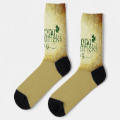 SlipperyJoe's Happy St. Patrick's Day, drie bladzi Sokken (Links)