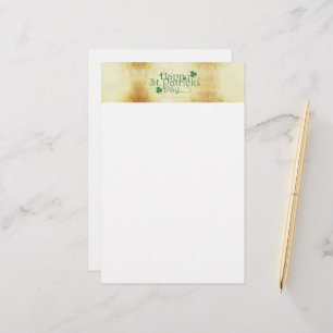 SlipperyJoe's Happy St. Patrick's Day vakantie Iri Briefpapier