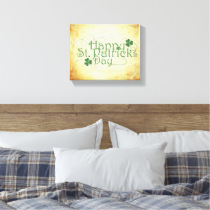 SlipperyJoe's Happy St. Patrick's Day vakantie Iri Canvas Afdruk