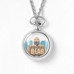 SlipperyJoe's harige lichaam beer lichaam man onge Horloge