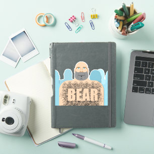 SlipperyJoe's harige lichaam beer lichaam man onge Sticker