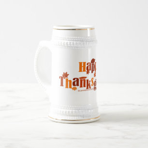 SlipperyJoe's heldere feestelijke Thanksgiving-afb Bierpul