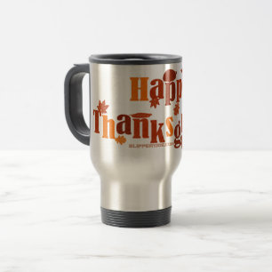 SlipperyJoe's heldere feestelijke Thanksgiving-afb Reisbeker