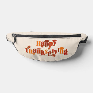 SlipperyJoe's heldere feestelijke Thanksgiving gra Heuptasje