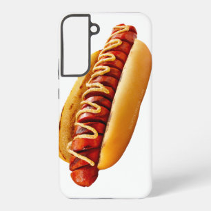 SlipperyJoe's hotdog genesteld zacht broodje leven Samsung Galaxy Hoesje