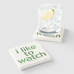 SlipperyJoe's houdt ervan te zien hoe Voyeurisme T Stenen Onderzetter