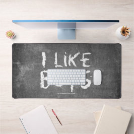 SlipperyJoe's I Like Boys vuile krijtbord donkere  Bureaumat