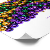 SlipperyJoe's iconische Mardi Gras-thema afbeeldin Poster (Hoek)