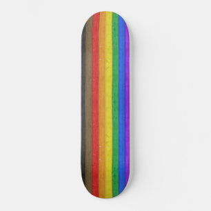 SlipperyJoe's inclusieve homorechten vlag houten z Skateboard