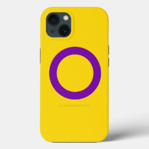 SlipperyJoe's Intersex Pride Vlag homo geschenken iPhone 13 Hoesje