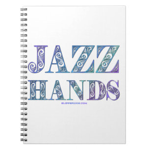 SlipperyJoe's Jazz Hands Broadway musicals dansen Notitieboek