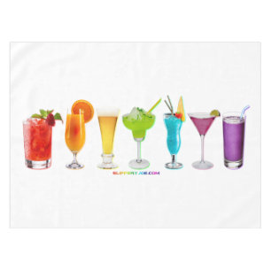 SlipperyJoe's juicht alcohol cocktails LGBTQIA hom Tafelkleed