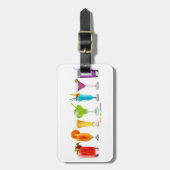 SlipperyJoe's juicht alcoholcocktails LGBTQIA gay Bagagelabel (Voorkant verticaal)