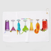 SlipperyJoe's juicht alcoholcocktails LGBTQIA gay Golfhanddoek (Horizontaal)