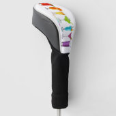 SlipperyJoe's juicht alcoholcocktails LGBTQIA gay Golfheadcover (Schuin)