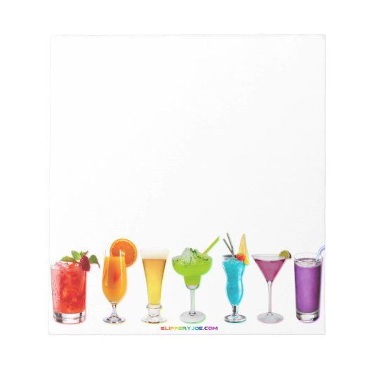 SlipperyJoe's juicht alcoholcocktails LGBTQIA gay Notitieblok (Voorkant)