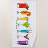 SlipperyJoe's juicht alcoholcocktails LGBTQIA gay Strandlaken (Voorkant)