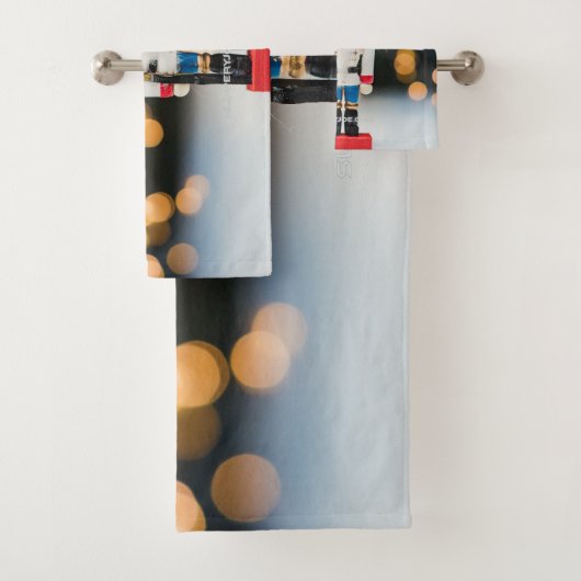 SlipperyJoe's kerst klassieke notenkraker ornament Bad Handdoek (Insitu)