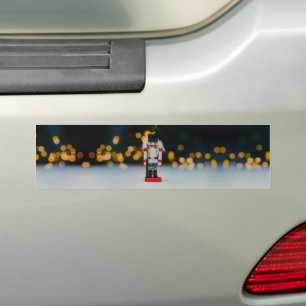 SlipperyJoe's kerst klassieke notenkraker ornament Bumpersticker