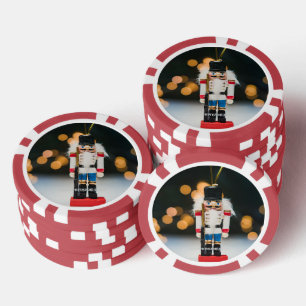 SlipperyJoe's kerst klassieke notenkraker ornament Poker Chips
