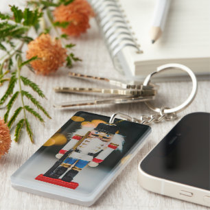 SlipperyJoe's kerst klassieke notenkraker ornament Sleutelhanger