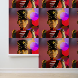 SlipperyJoe's kerst klassieke speelgoed soldaat vr Behang