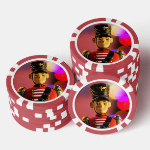 SlipperyJoe's kerst klassieke speelgoed soldaat vr Poker Chips