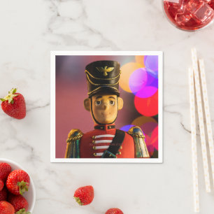 SlipperyJoe's kerst klassieke speelgoed soldaat vr Servet