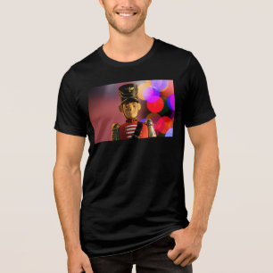 SlipperyJoe's kerst klassieke speelgoed soldaat vr Tri-Blend Shirt