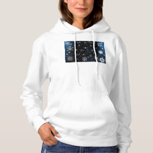 SlipperyJoe's Kerstmis winter magisch vredig bij Hoodie