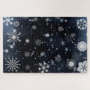 SlipperyJoe's Kerstmis winter magisch vredig bij Legpuzzel