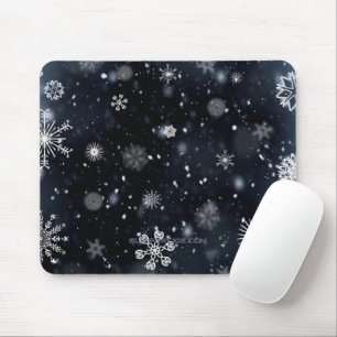 SlipperyJoe's Kerstmis winter magisch vredig bij Muismat