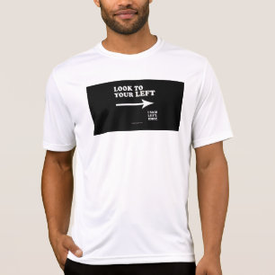 SlipperyJoe's kijk naar je linker dikke geometrisc T-shirt
