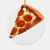 SlipperyJoe's klassieke pepperoni pizza gesmolten Keramisch Ornament (Voorkant)