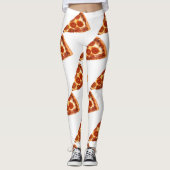 SlipperyJoe's klassieke pepperoni pizza gesmolten Leggings (Voorkant)