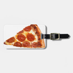 SlipperyJoe's klassieke pepperoni pizzapunt gesmol Bagagelabel