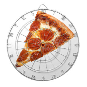 SlipperyJoe's klassieke pepperoni pizzapunt gesmol Dartbord