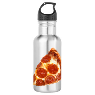 SlipperyJoe's klassieke pepperoni pizzapunt gesmol Waterfles