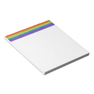 SlipperyJoe's klassieke regenboog tactiele handgem Notitieblok