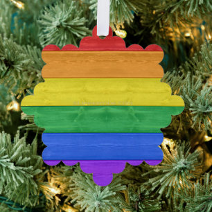 SlipperyJoe's klassieke regenboog tactiele handgem Ornament Kaart