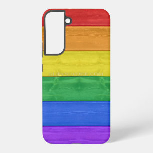 SlipperyJoe's klassieke regenboog tactiele handgem Samsung Galaxy Hoesje