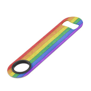 SlipperyJoe's klassieke regenboog tactiele handgem Speed Flessenopener