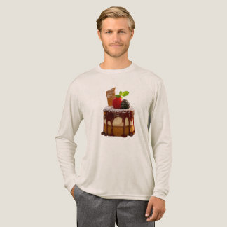 SlipperyJoe's kleine elegante cilindrische dessert Tri-Blend Shirt
