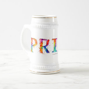 SlipperyJoe's kleurrijke creatieve Pride-thema tek Bierpul