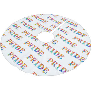 SlipperyJoe's kleurrijke creatieve Pride-thema tek Kerstboom Rok